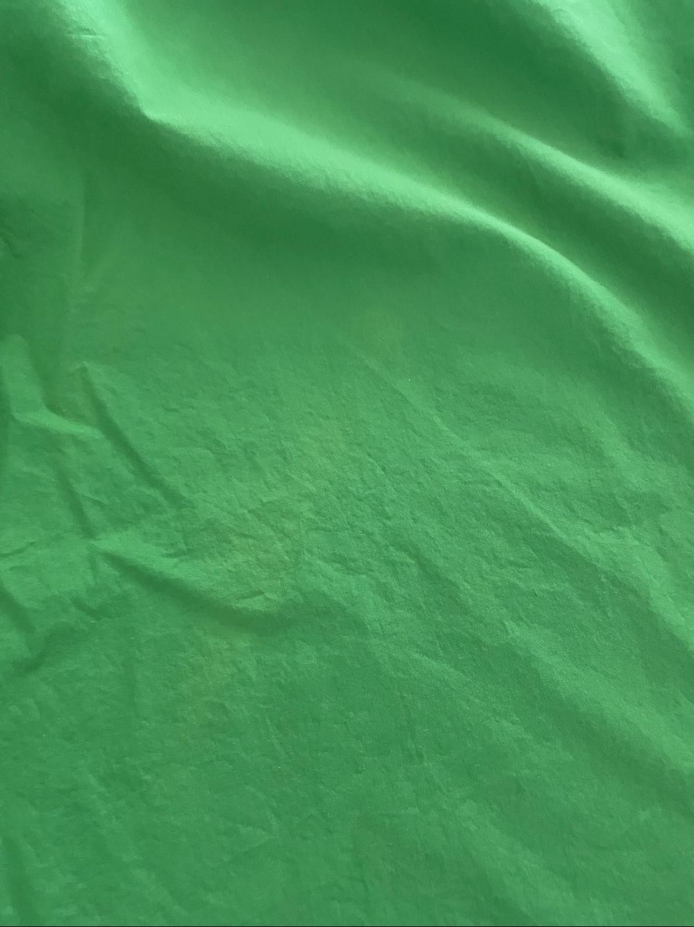 Marimekko Suuruus Wrap Skirt apple green S cotton poplin midi - Picture 6 of 6